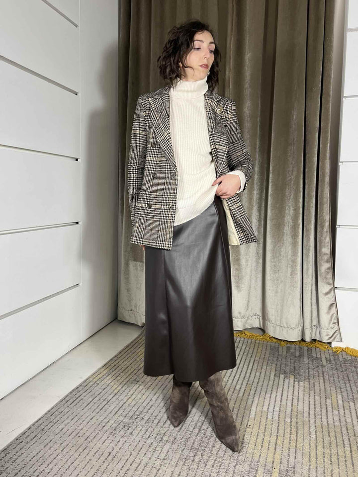 giacca doppiopetto J0458CAMMELLO SUSY MIX