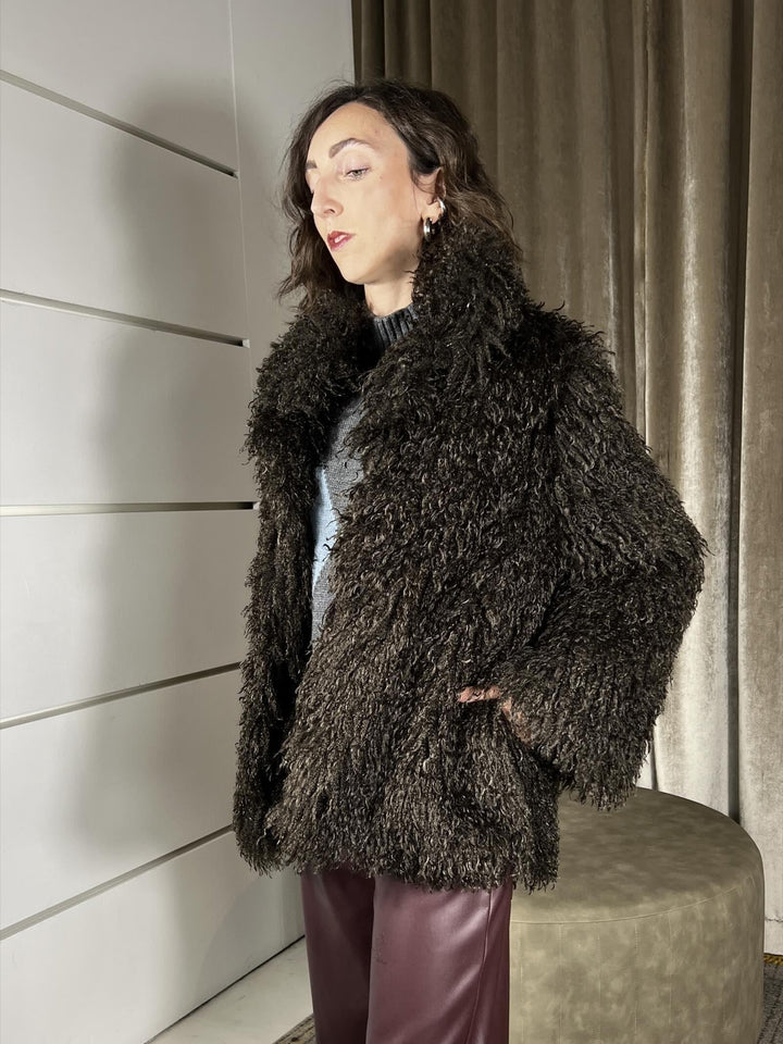 eco pelliccia mongolia over moro KMA-P133MORO HAVE ONE
