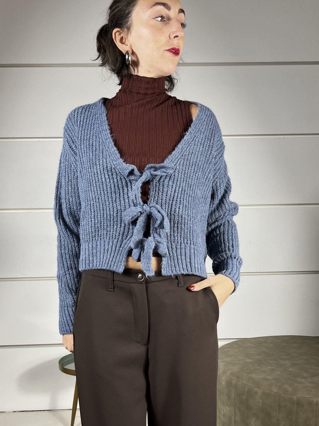 cardigan con fiocchi 5carta da zucchero 59391CARTA DA ZUCCHERO SUSY MIX