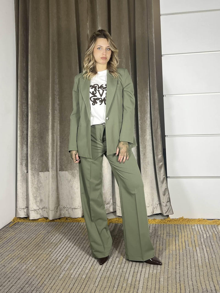 giacca regolare monopetto olio TAB0246OLIO VICOLO