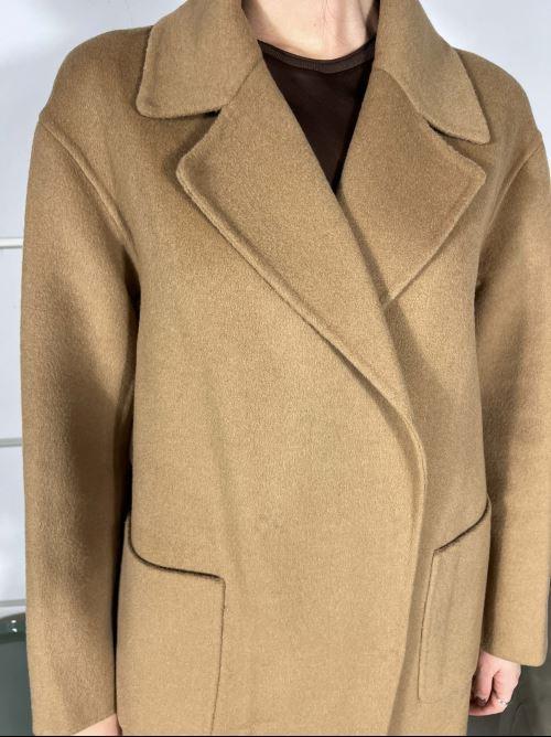 CAPPOTTO DOUBLE IN MISTO LANA COLORE CAMMELLO K110WUMD643AMBRA MANILA GRACE