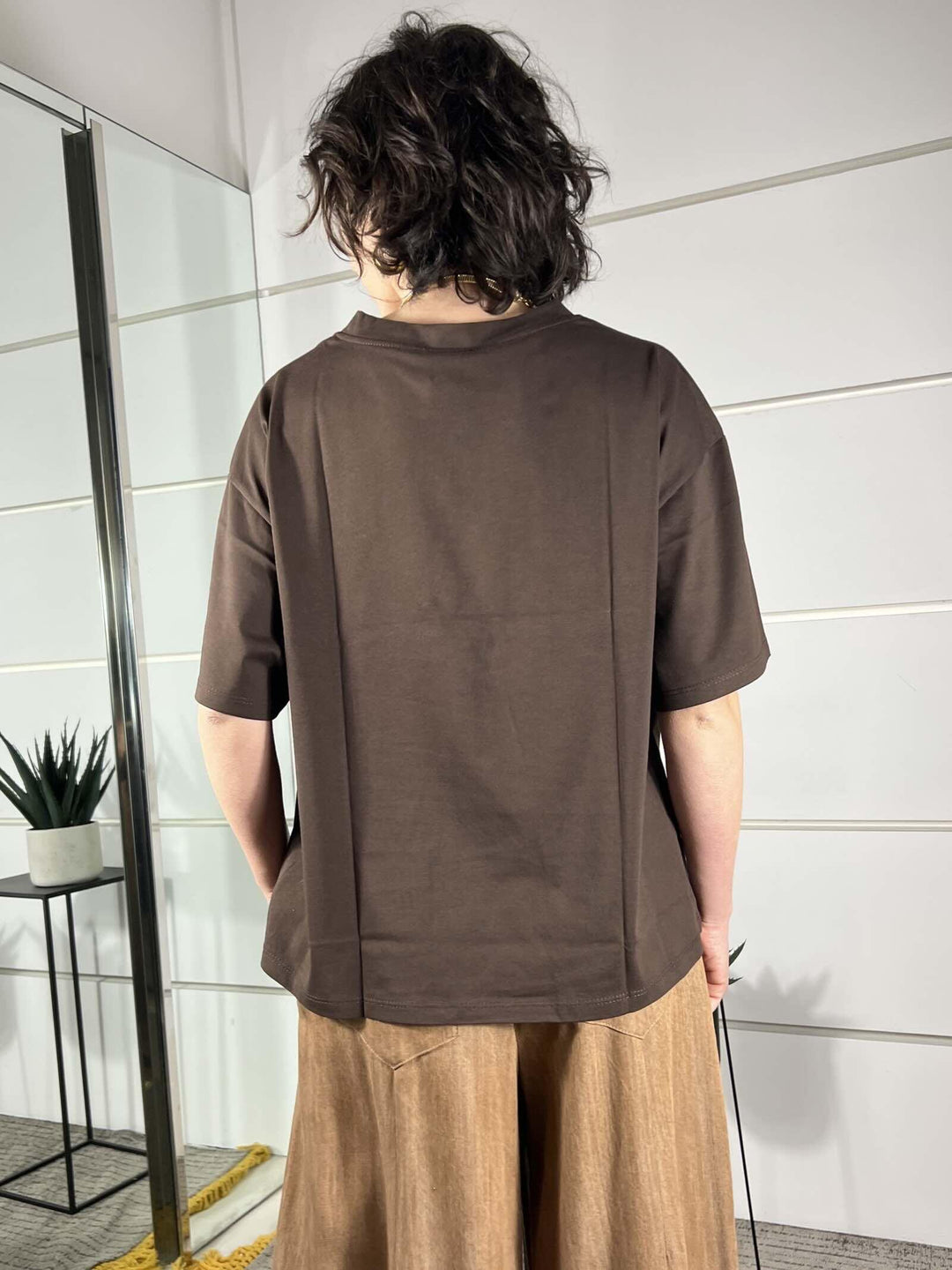 t.shirt over girocollo moro 11935MORO SUSY MIX