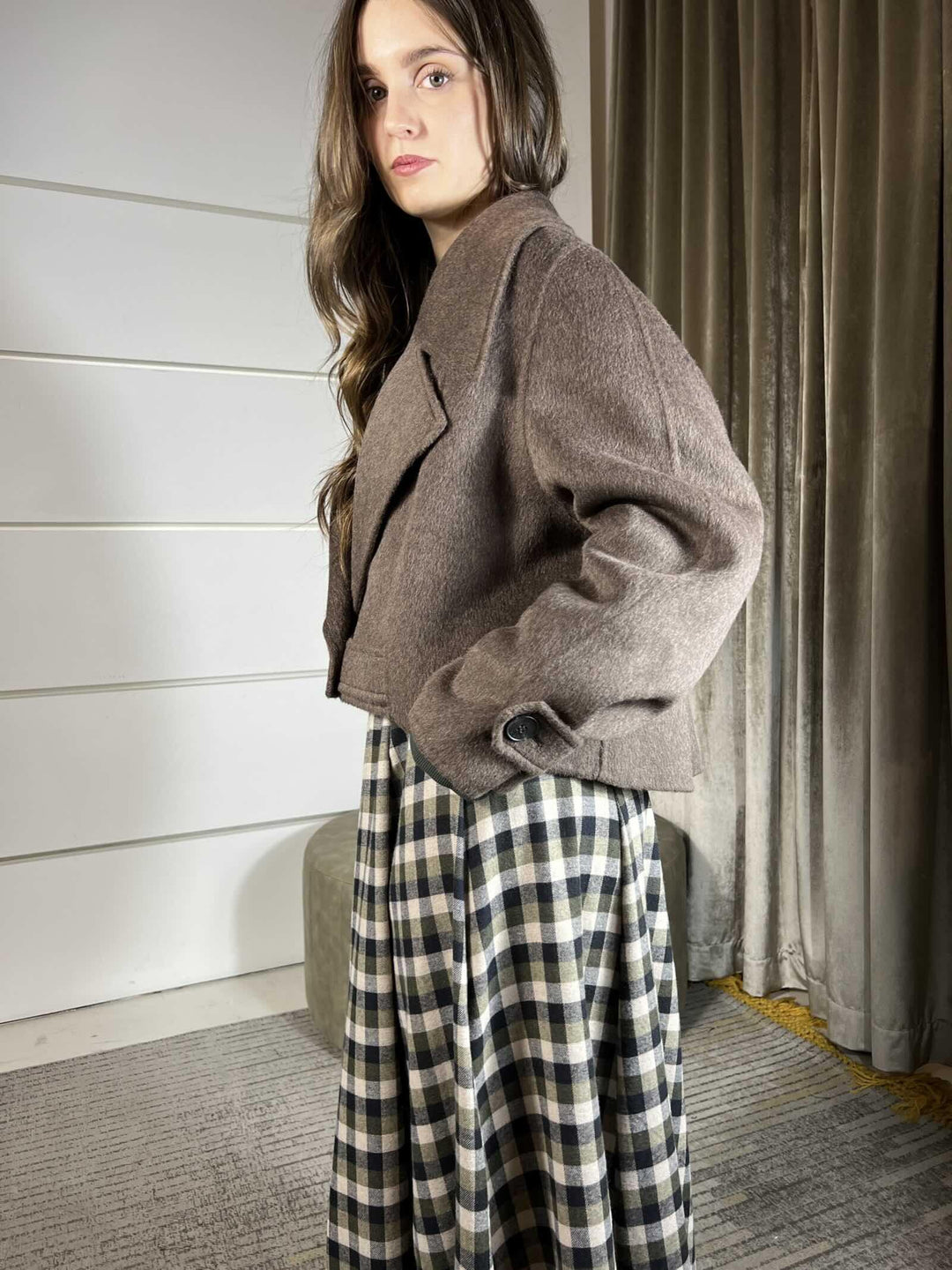 CAPPOTTO MORO CORTO IN LANA HAND MADE TF0026MORO VICOLO