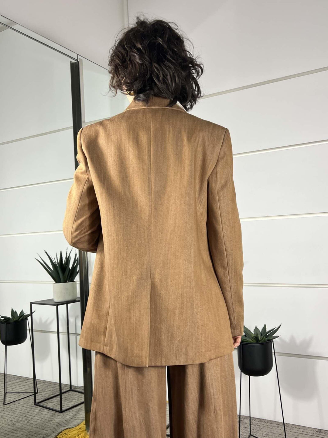 giacca over effetto fiammato cognac JBN4LGZ1805 IMPERIAL