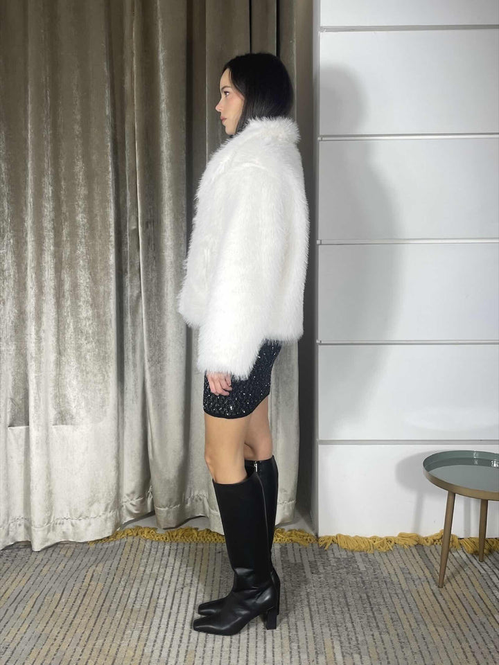 ECOPELLICCIA CORTA VANILLA SEOM4302 CARLA G