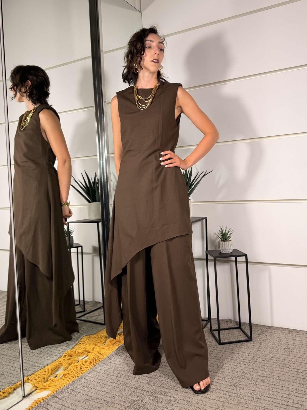 pantalone tasca uomo volendo si abbina al gilet 96%pl 4%ea fico SM230ACIOCCOLATO SUSY MIX