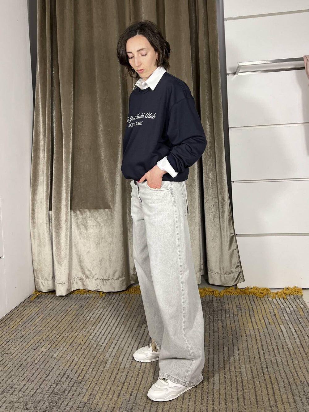 jeas modello bella baggy grigio PLS-Q028GRIGIO HAVE ONE