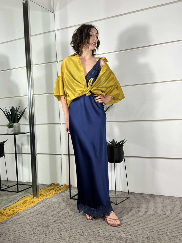 camicia in voile manica corta mimosa TAB1858MIMOSA 23/1 VICOLO