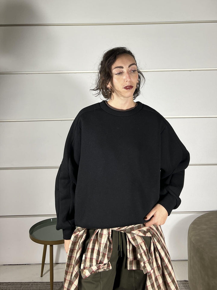 felpa over felpata nera FFW-P046NERO HAVE ONE