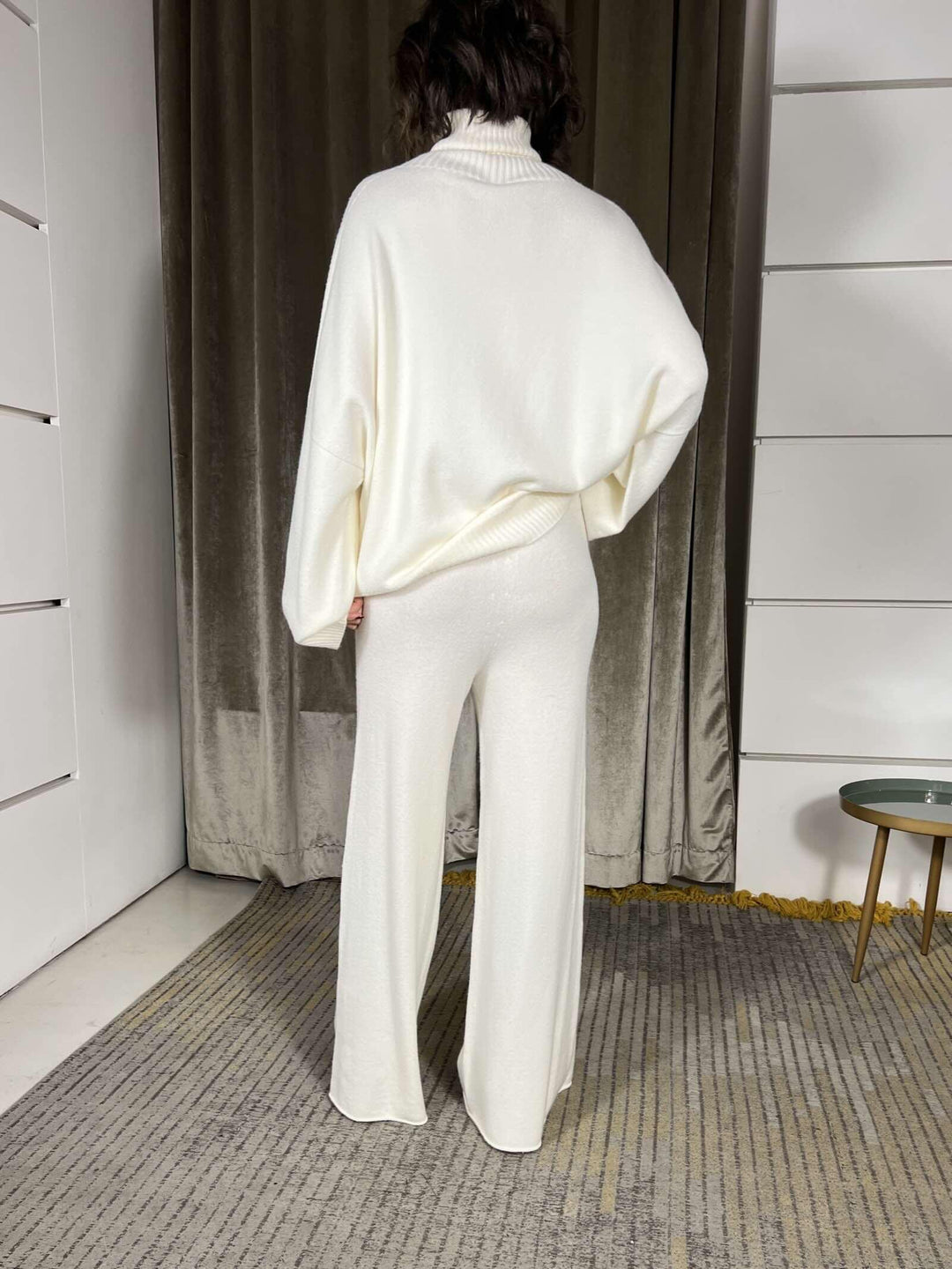 pantalone in maglia a palazzo butterfly P30258853279 IMPERIAL