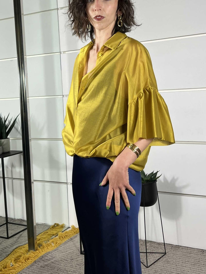 camicia in voile manica corta mimosa TAB1858MIMOSA 23/1 VICOLO