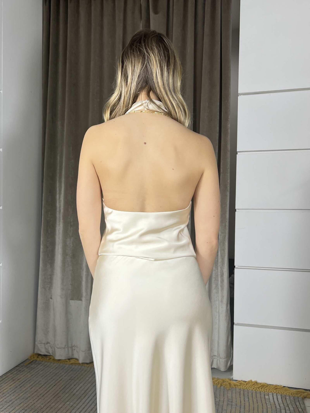 top con scollo morbido e spalline sottili regolabili zinco RIP6LBAZINCO IMPERIAL