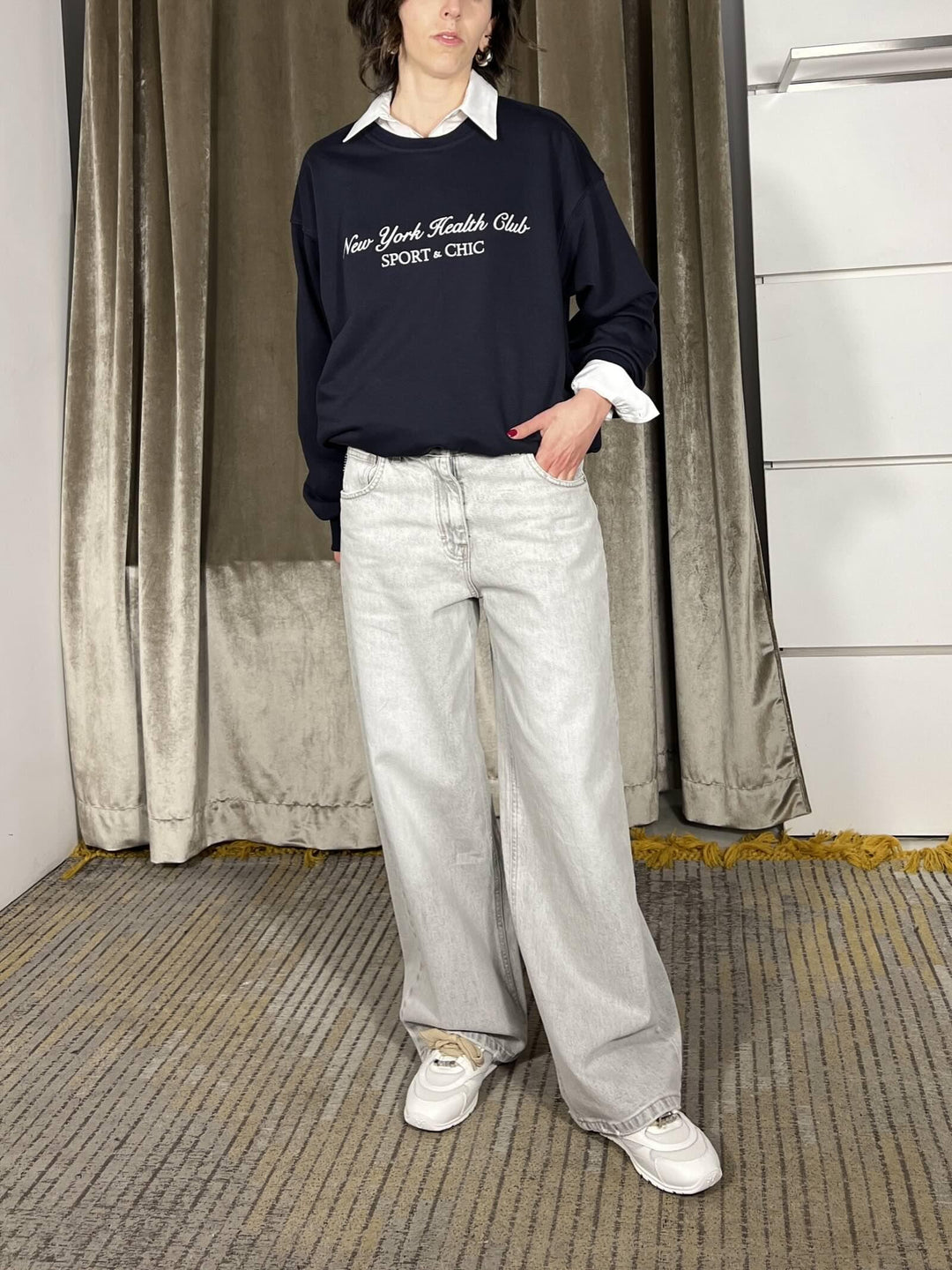 jeas modello bella baggy grigio PLS-Q028GRIGIO HAVE ONE