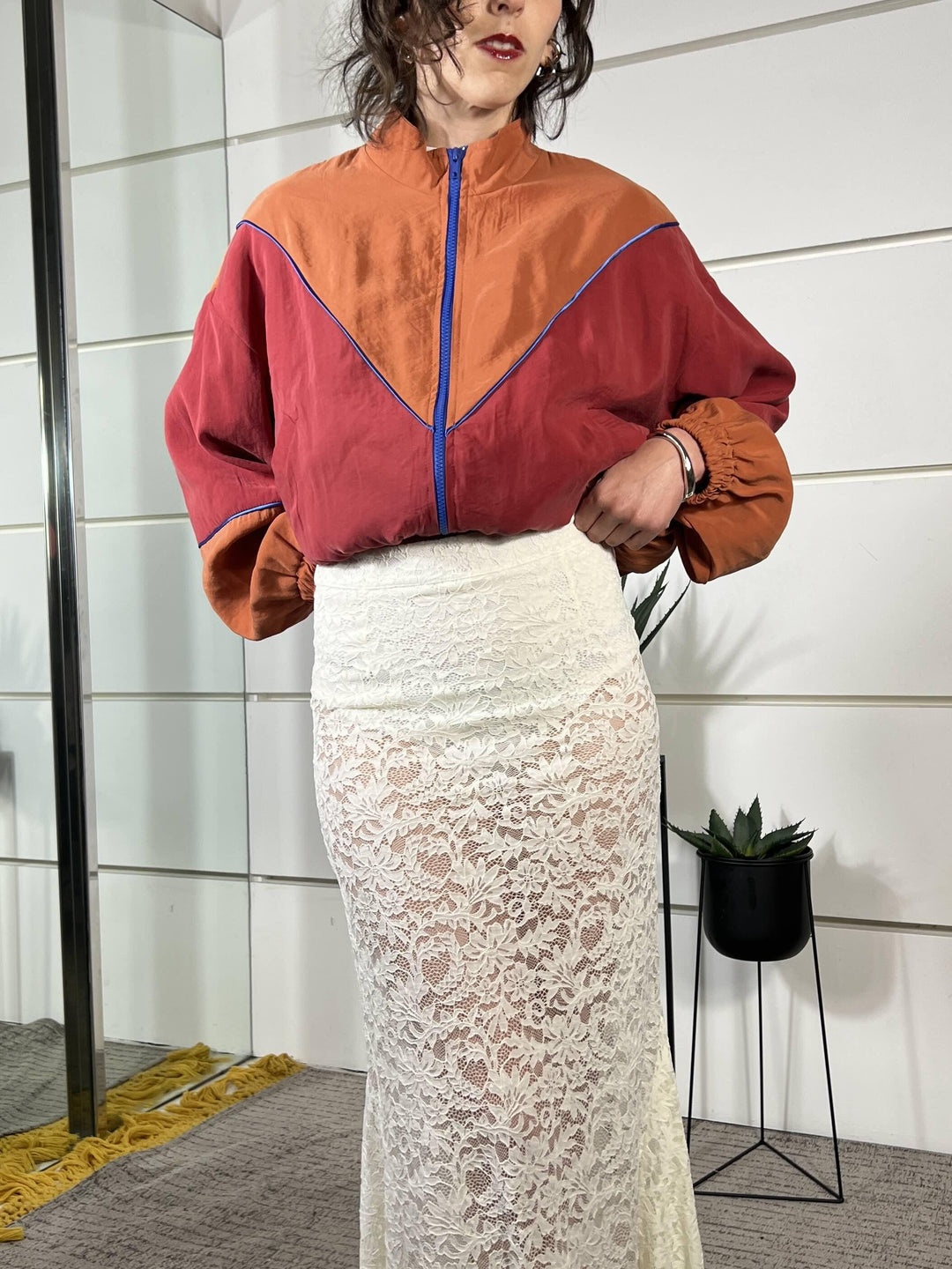 gonna haveone in pizzo svasata beige GVS-Q032BURRO HAVE ONE