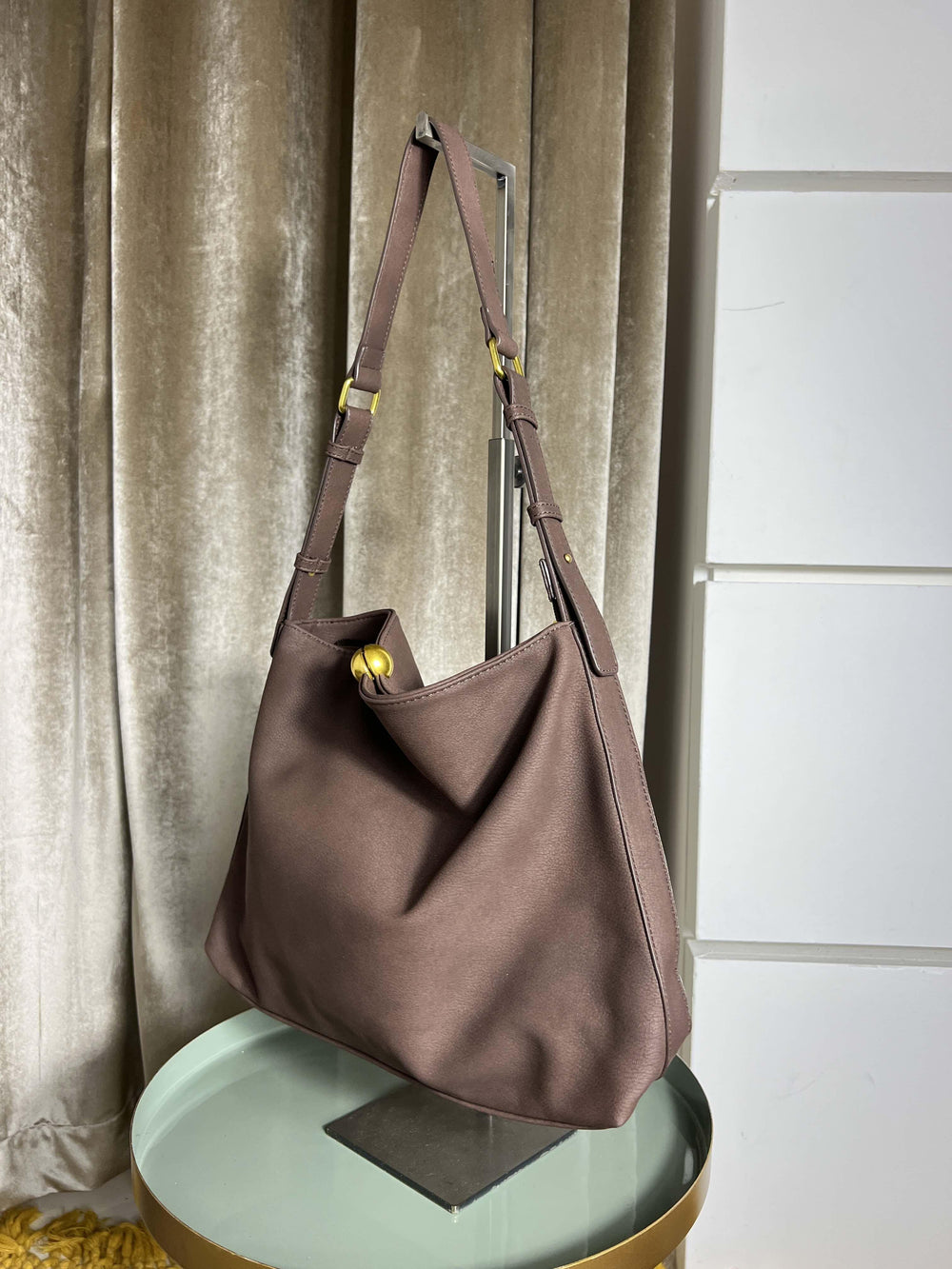 borsa media a spalla in ecopelle coffee S6301-30COFFEE FEMME CAFE SELECTION