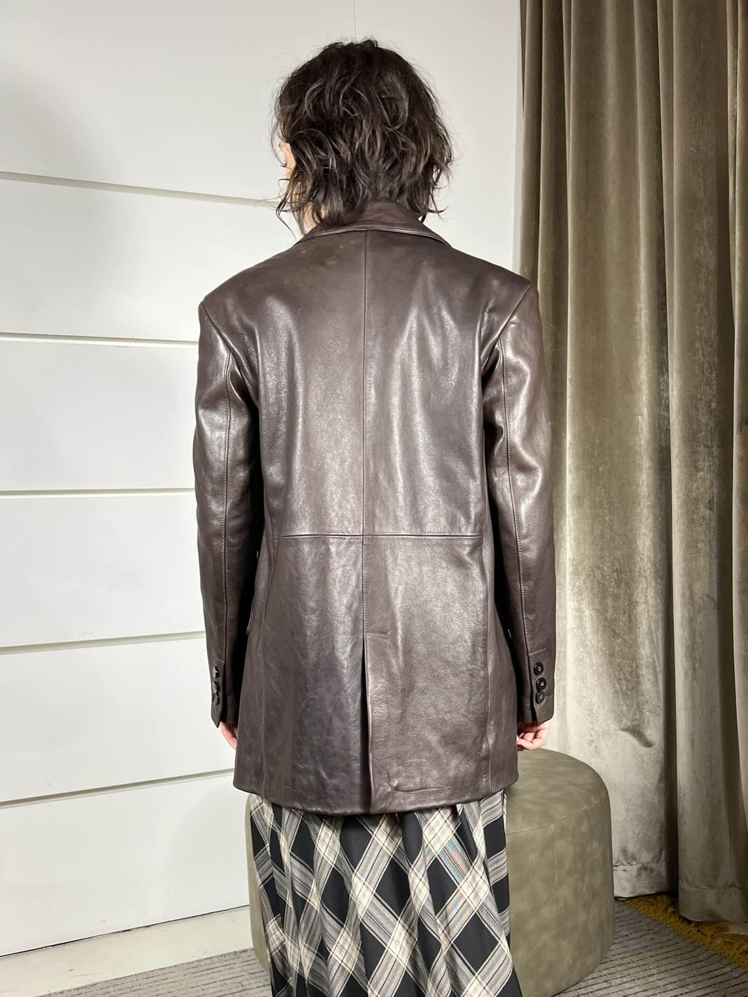 GIACCA IN VERA PELLE FONDANT A25CPGIS0101V0746 CORSELLINI