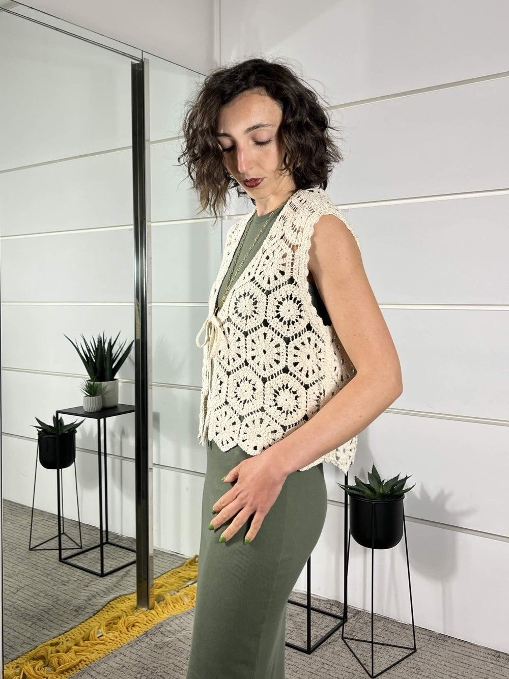 gilet crochetlatte 2638017LATTE SUSY MIX