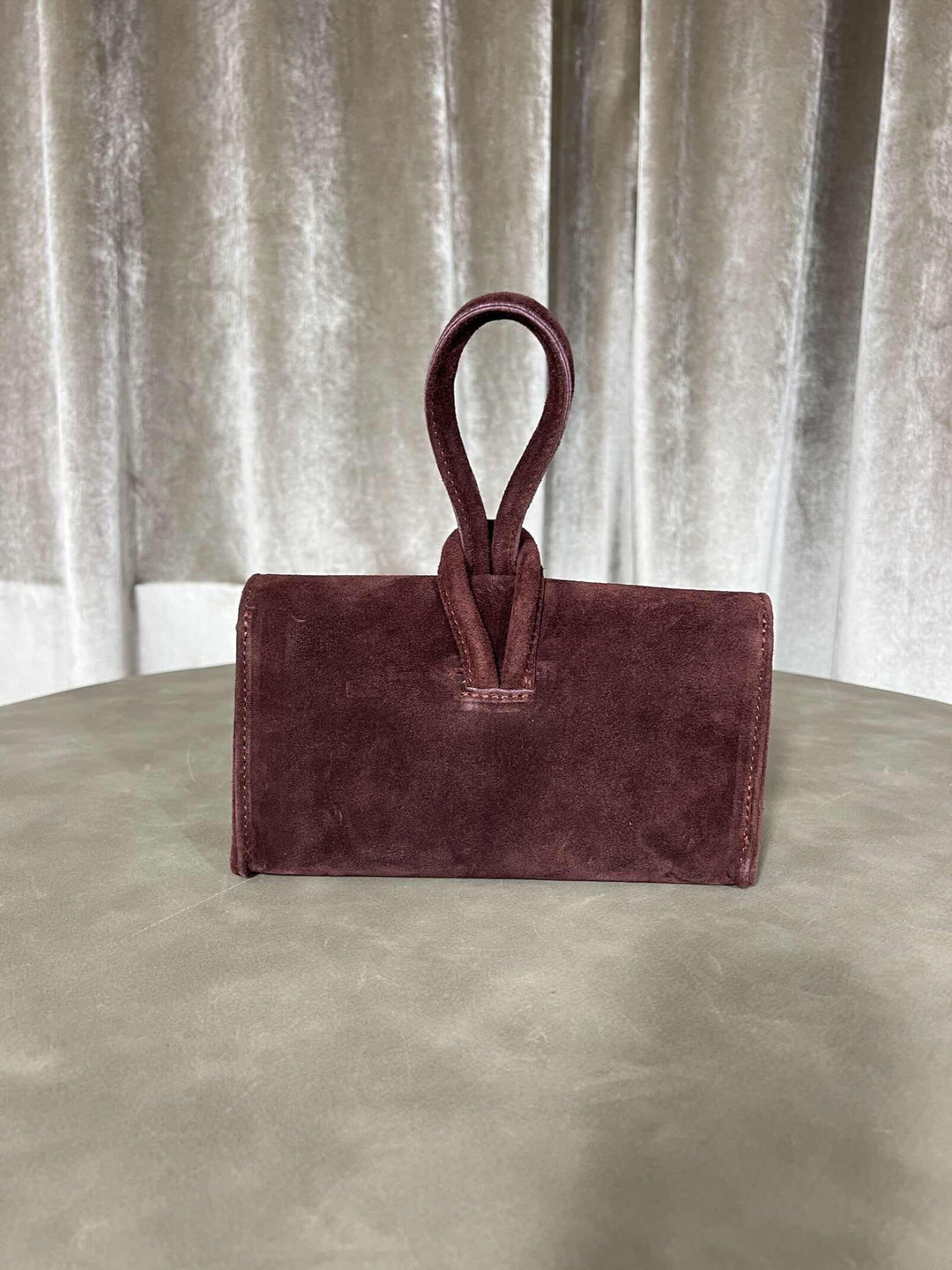 BORSA A NODO IN CAMOSCIO BORDEAUX 200415BORDEAUX FEMME CAFE SELECTION