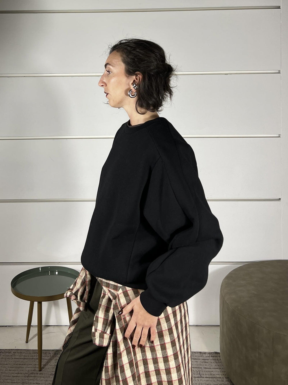 felpa over felpata nera FFW-P046NERO HAVE ONE