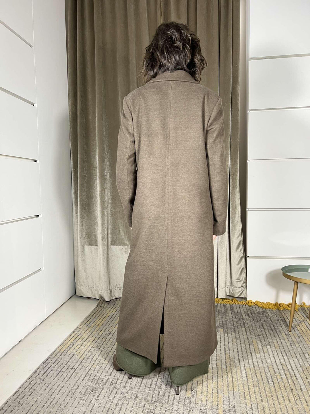 cappotto doppio petto lungo moro SMXJ0005MORO SUSY MIX