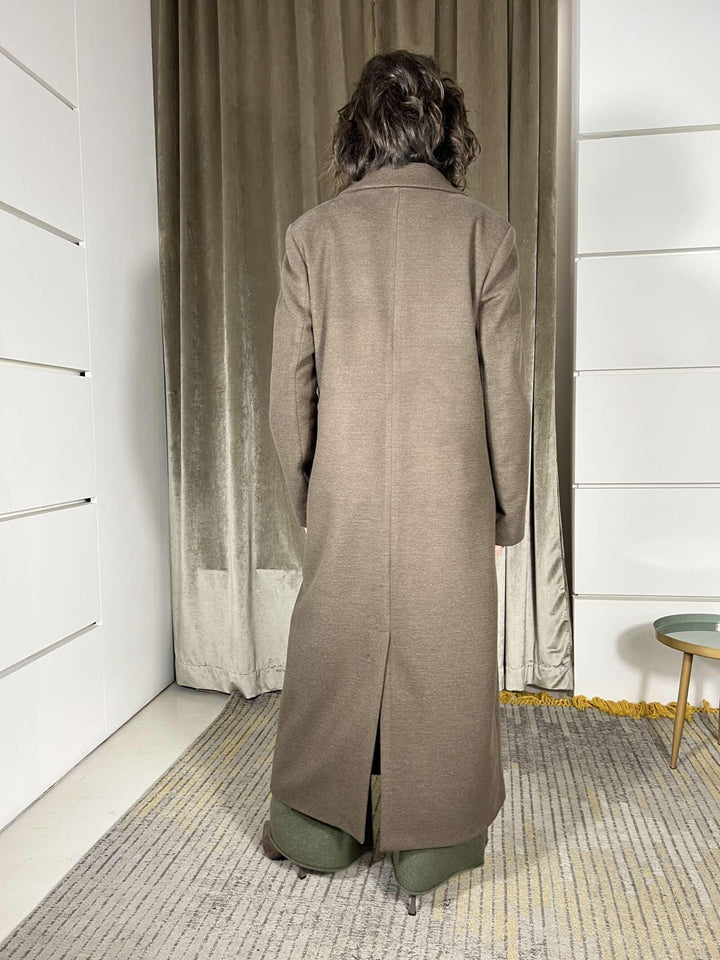 cappotto doppio petto lungo moro SMXJ0005MORO SUSY MIX