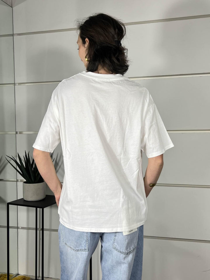 t-shirt con stampa extra spicy sui toni deli rosso e rosa 690002EXTRA SPICY SPICY CAFE