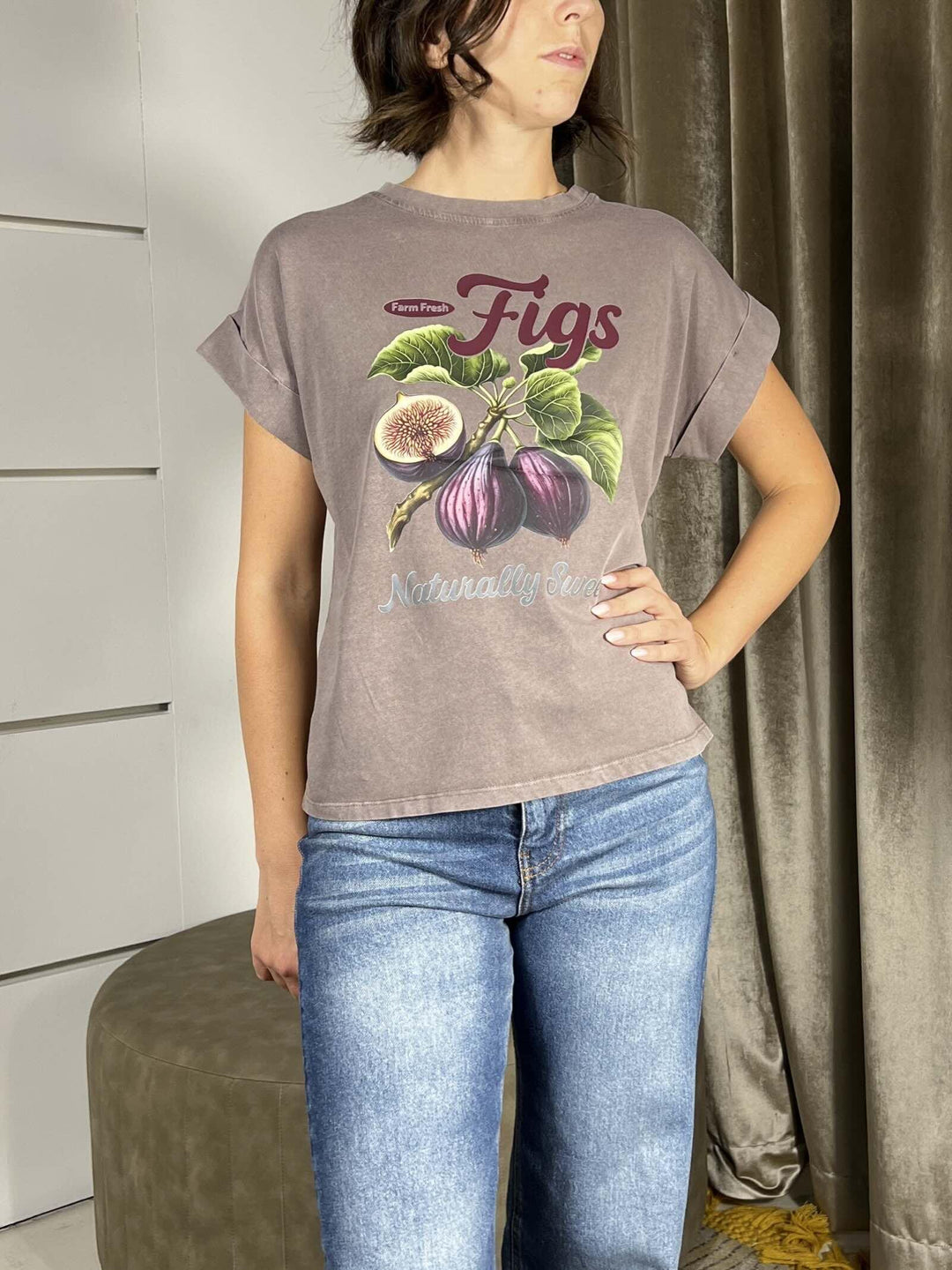 T-SHIRT MORO CON STAMPA FICHI 217MAMORO SUSY MIX
