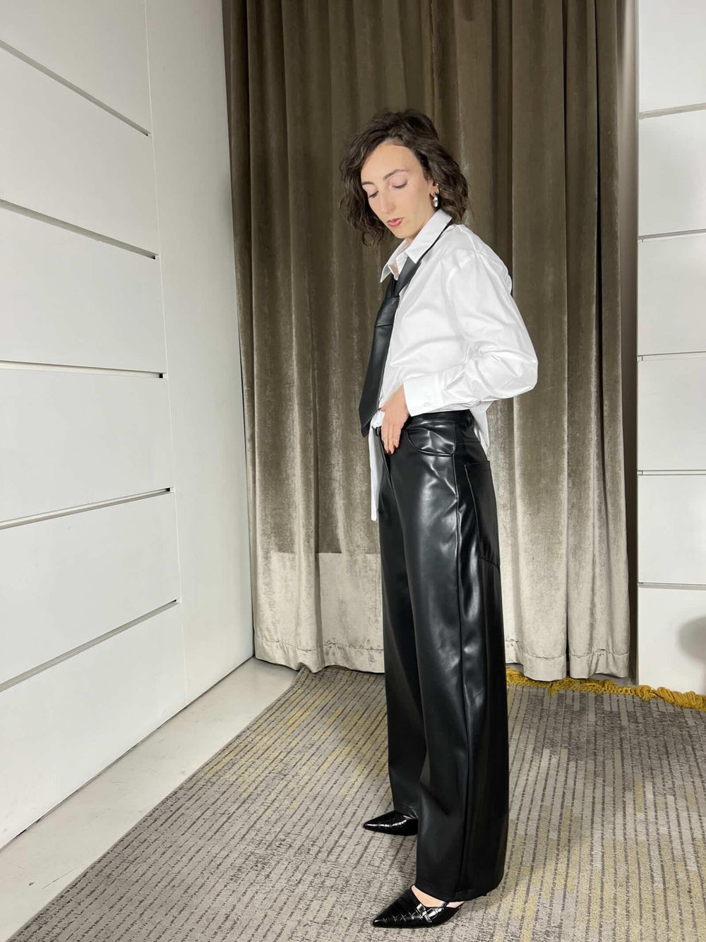 giusy in ecopelle nero 224155-25NERO TENSIONE IN