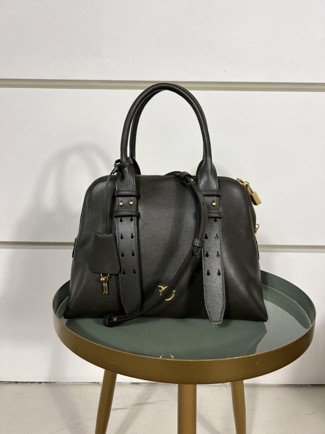 BORSA A MANO BOWLING BAG VERDE FANGO BOWLING BAG MEDIUMK35Q PINKO