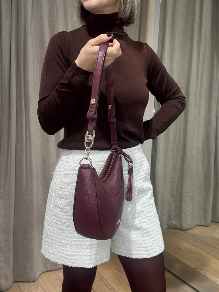 BORSA MEZZA LUNA ROSSA A SPALLA AF5251E005891726 LIU JO ACCESSORIES