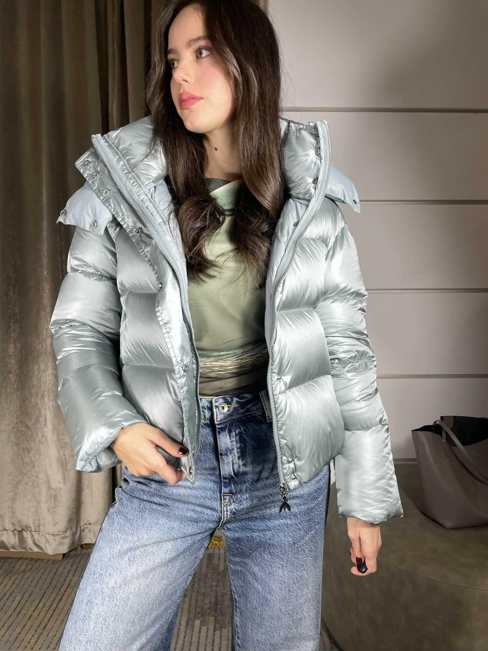 PIUMINO IMBOTTITO CORTO CON CAPPUCCIO 2O0050A9M0G618 PATRIZIA PEPE PREVIEW