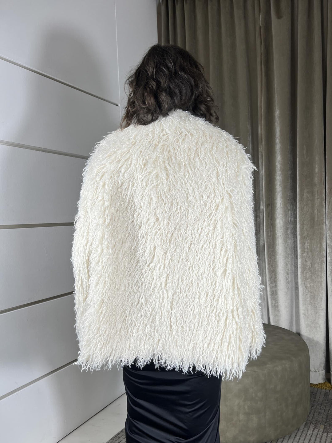 eco pelliccia mongolia over panna KMA-P133PANNA HAVE ONE