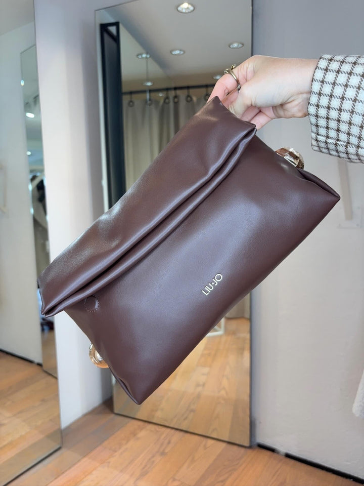 borsa a spalla moro AF5097E007790912 LIU JO ACCESSORIES