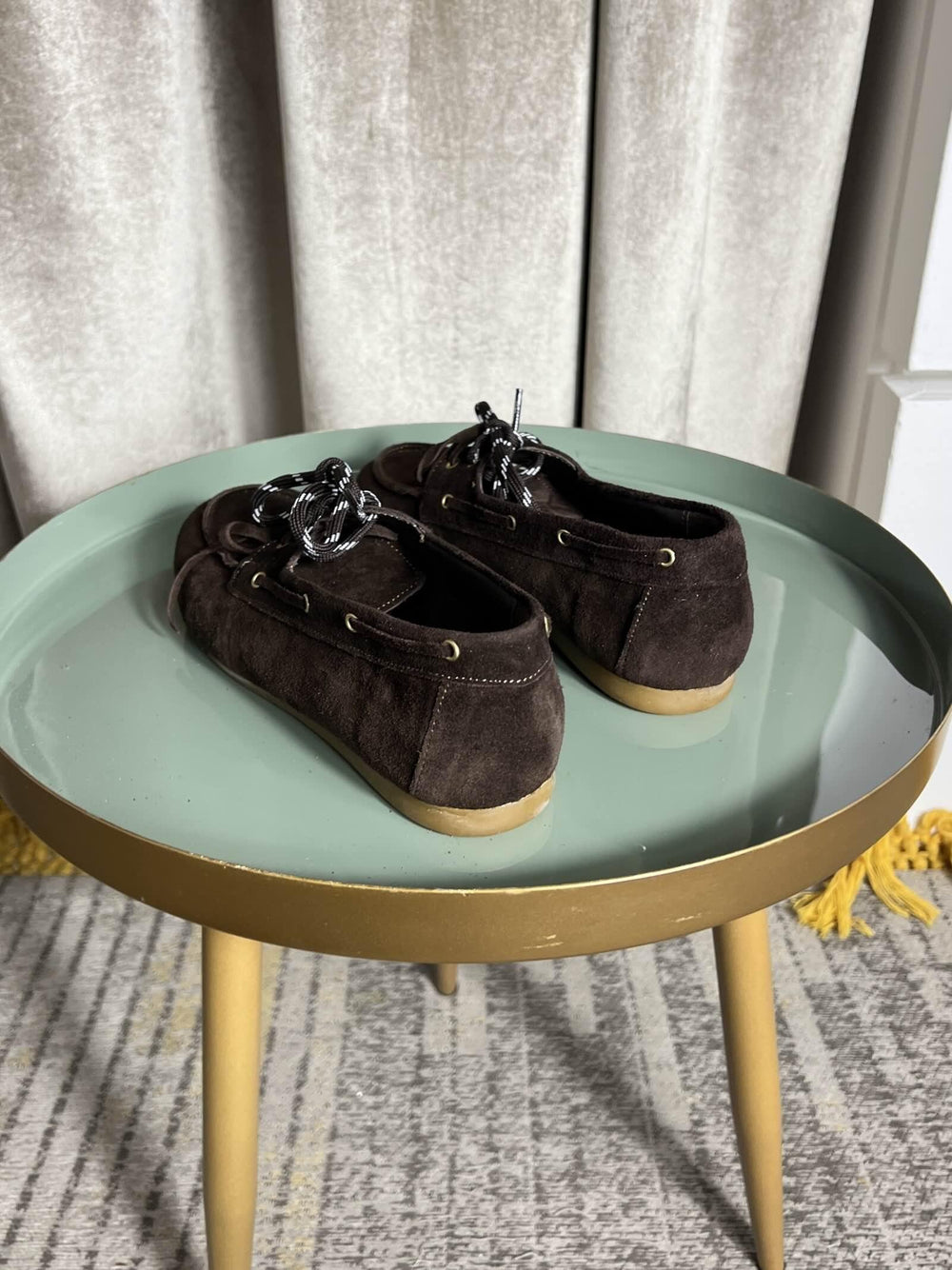boat shoes in camoscio cioccolato SM90CAMCIOCCOLATO OVYE'