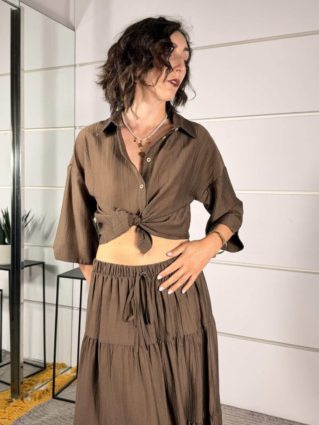 camicia crop  moro 10801MORO SUSY MIX