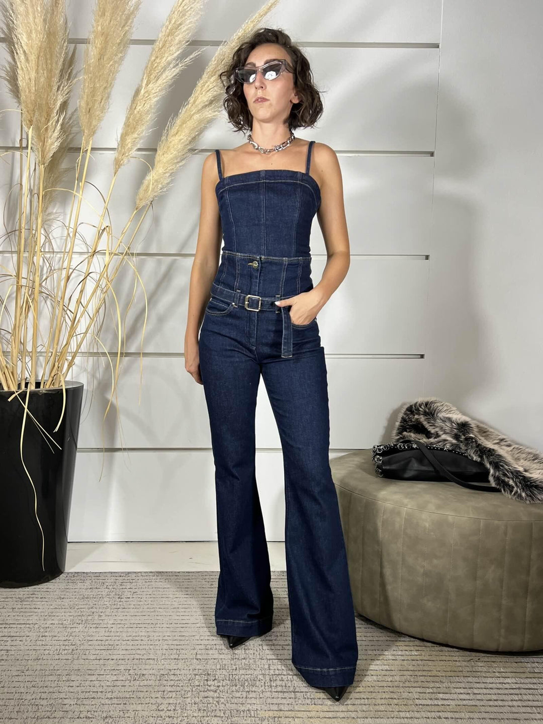 TOP IN DENIM A BUSTINO BARONE BUSTINOPJL PINKO