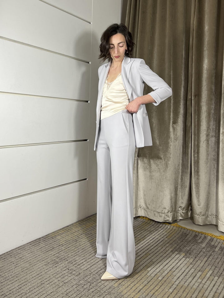 pantalone a zampa perla P3E9LAWPERLA IMPERIAL