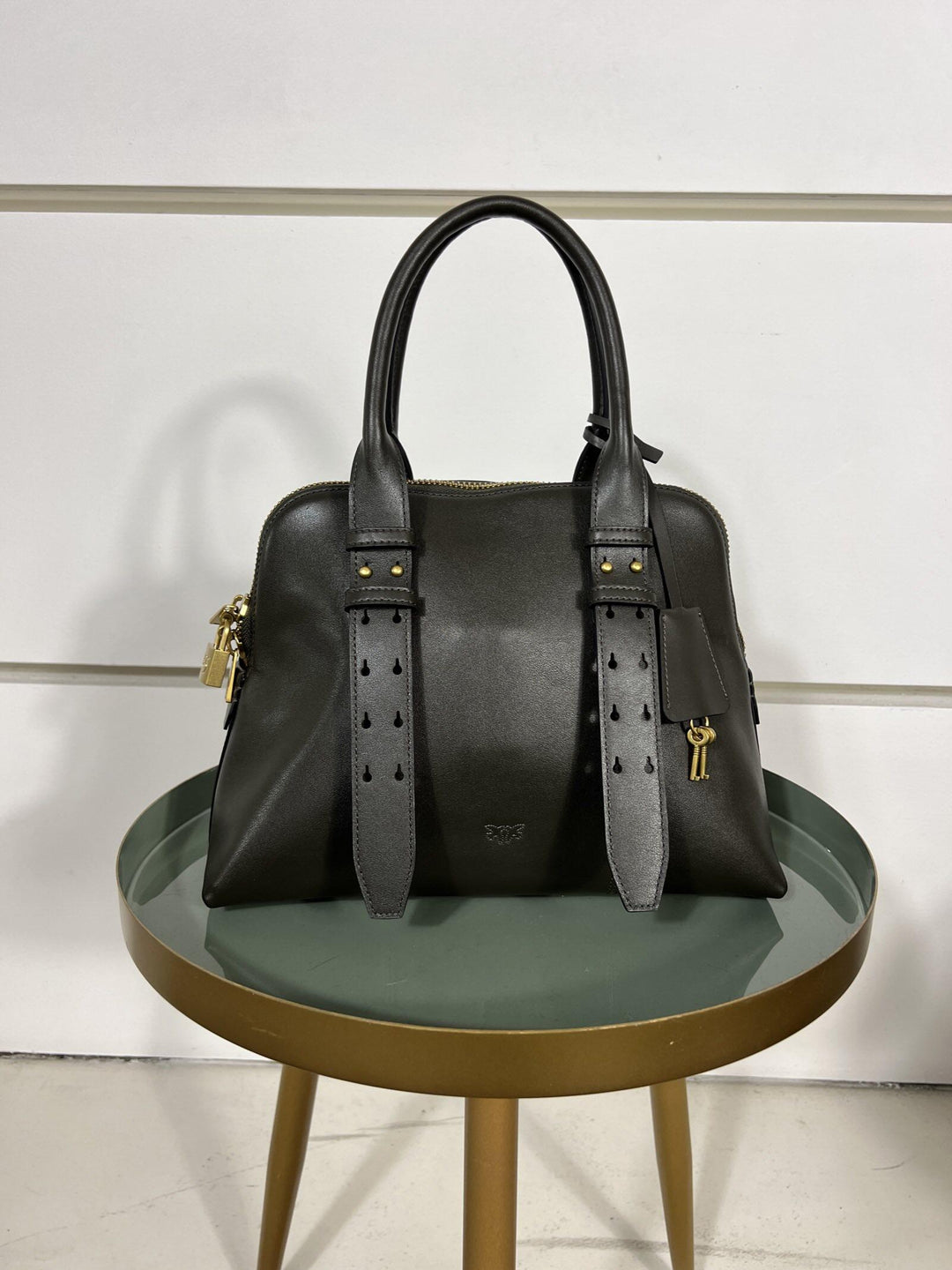 BORSA A MANO BOWLING BAG VERDE FANGO BOWLING BAG MEDIUMK35Q PINKO