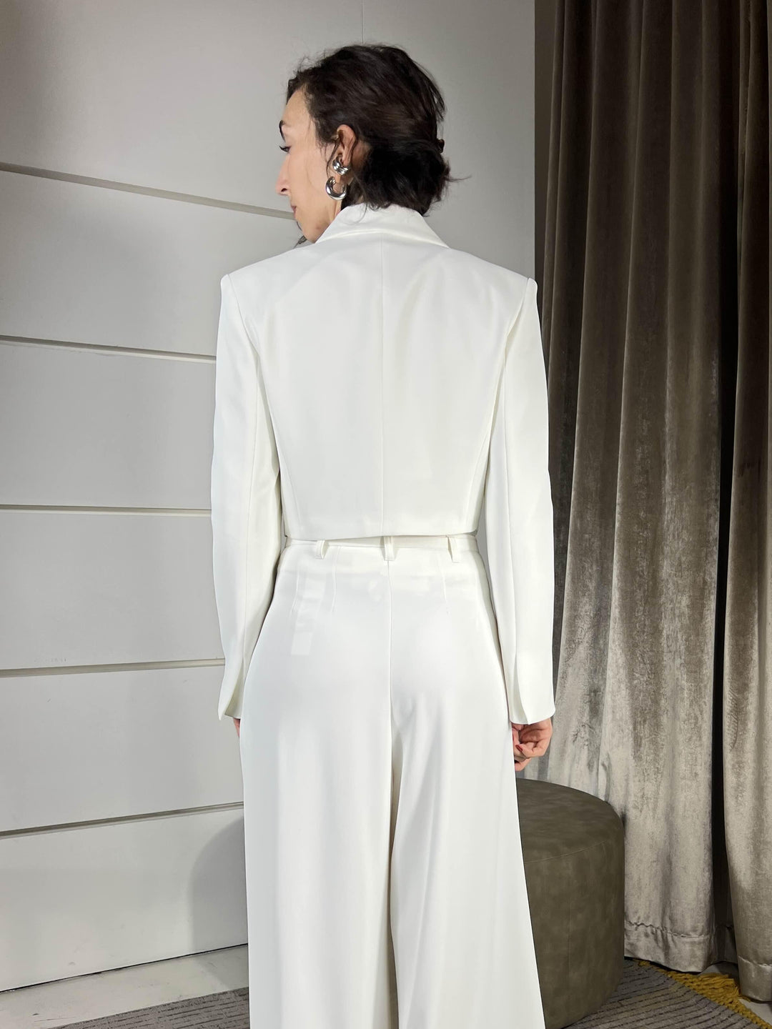 giacca crop latte JBG0KHX1140 IMPERIAL