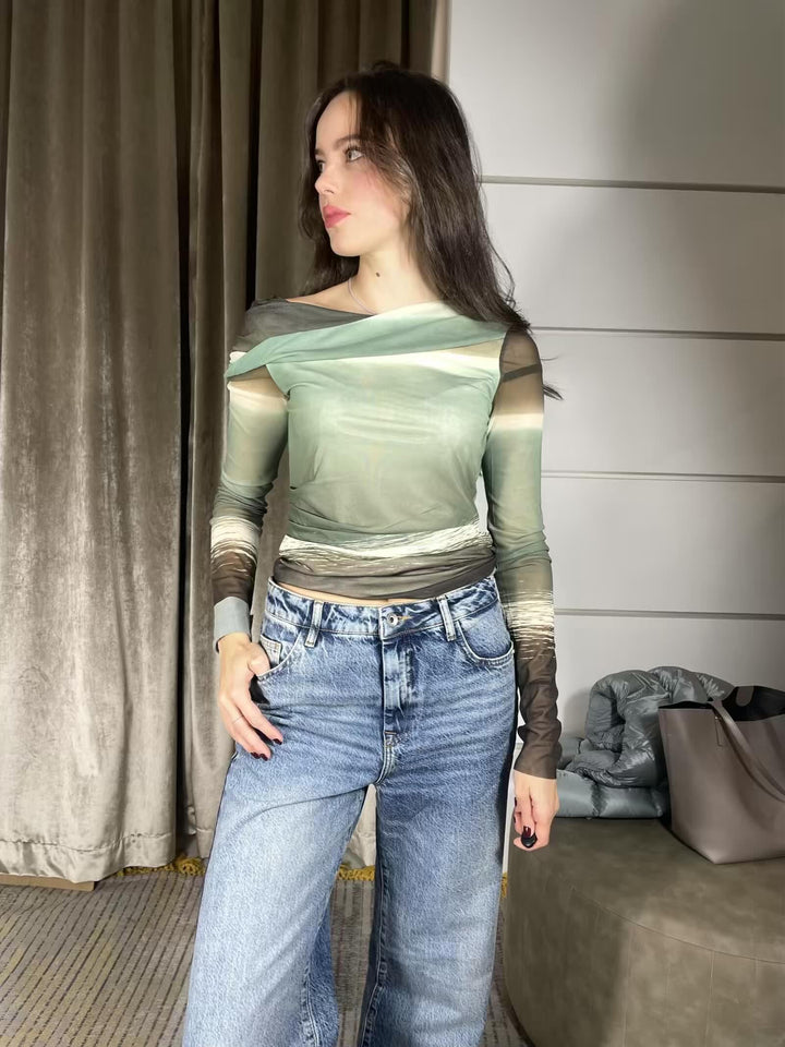 TOP A MANICHE LUNGHE 8M1737J324FM43 PATRIZIA PEPE PREVIEW