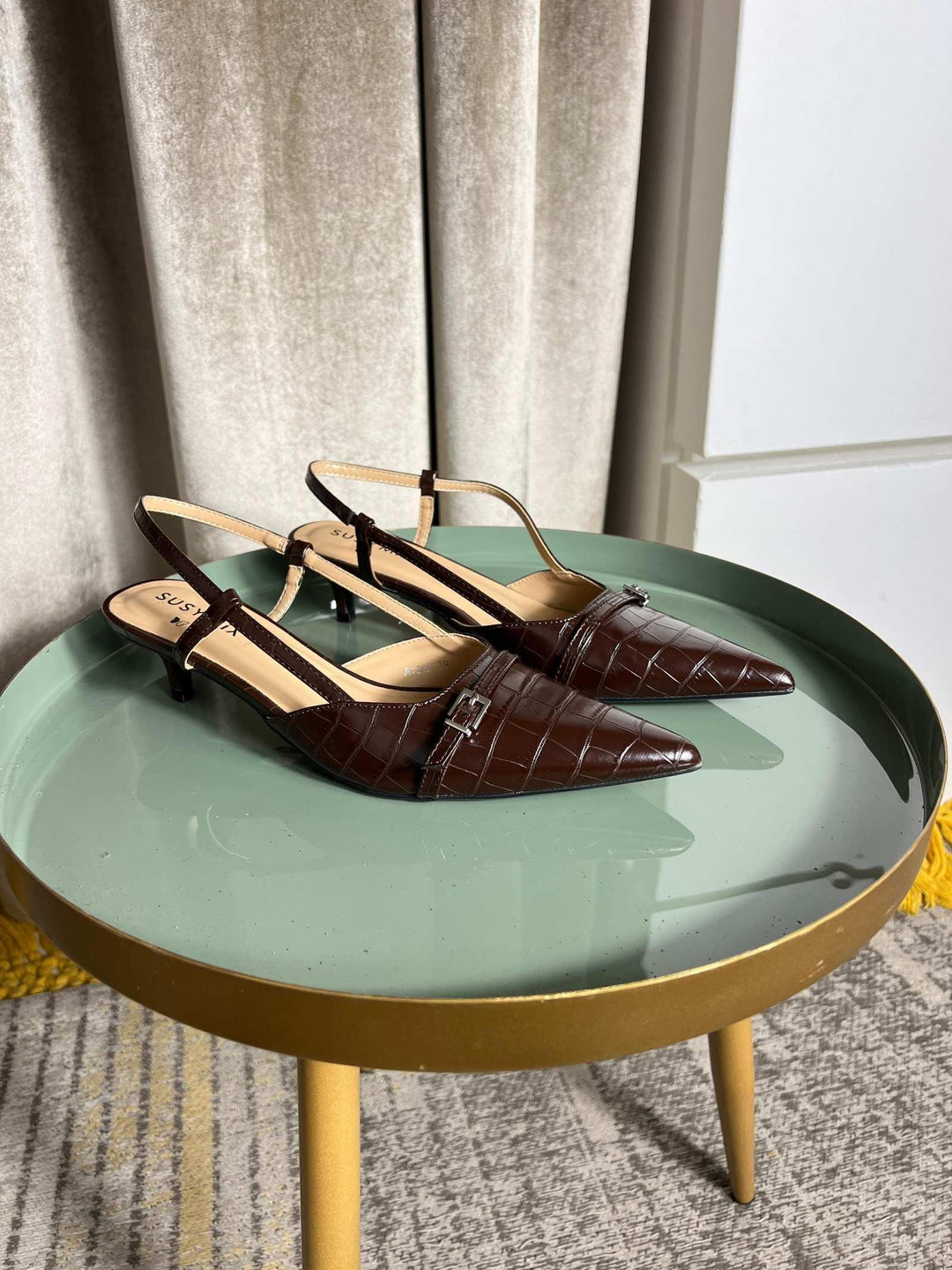 slingback cocco moro A1202MORO SUSY MIX