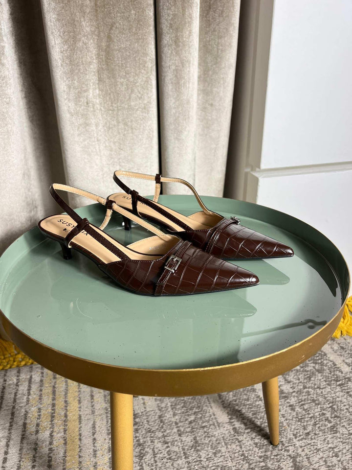 slingback cocco moro A1202MORO SUSY MIX