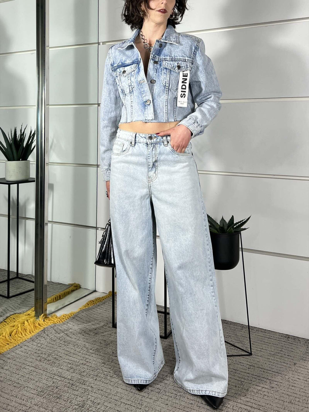 jeans loose fit light blue BOSTONLIGHT BLUE TWO WAY