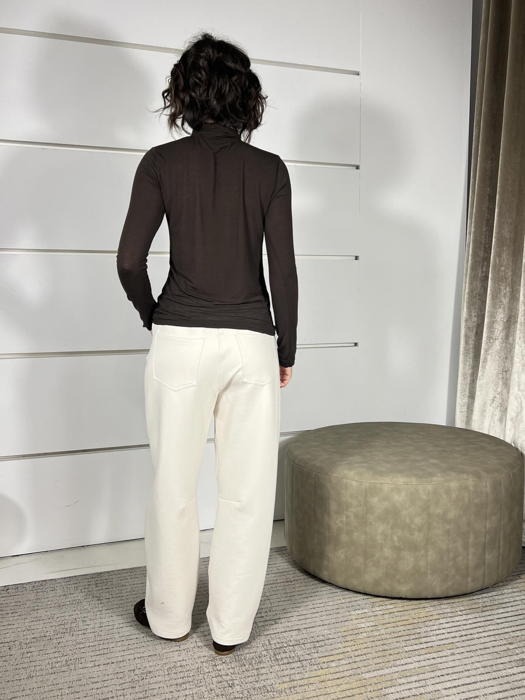 pantalone punto milano beige V01A0104BEIGE PHILIA LOFT