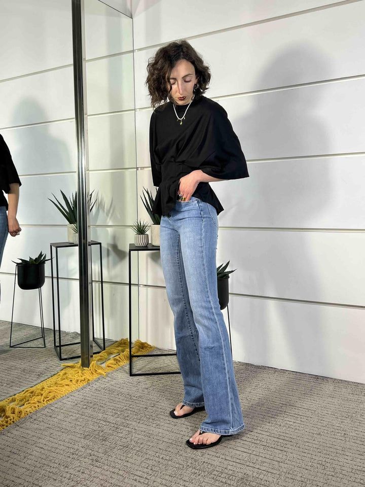 jeans zampa denim medio 135311JEANS SUSY MIX