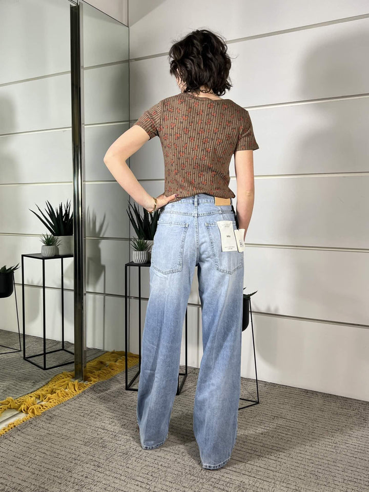 jeans mia denim chiaro DAB5294DENIM CHIARO VICOLO