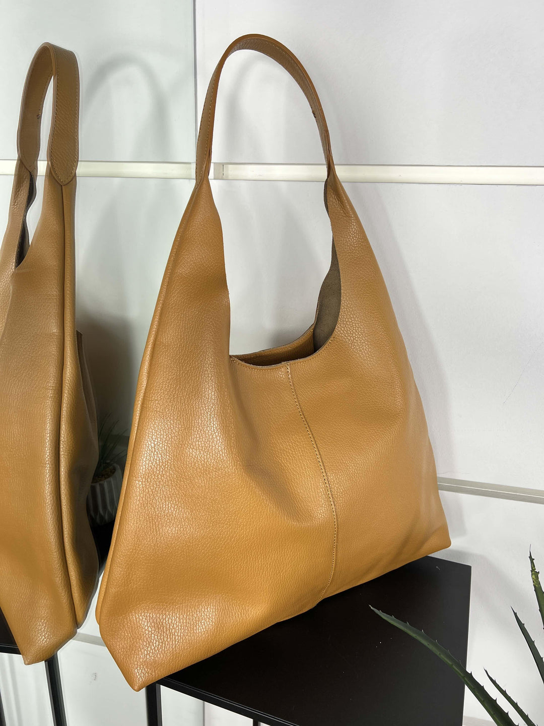 borsa in pelle a spalla cuoio DO-B0124CUOIO FEMME CAFE SELECTION