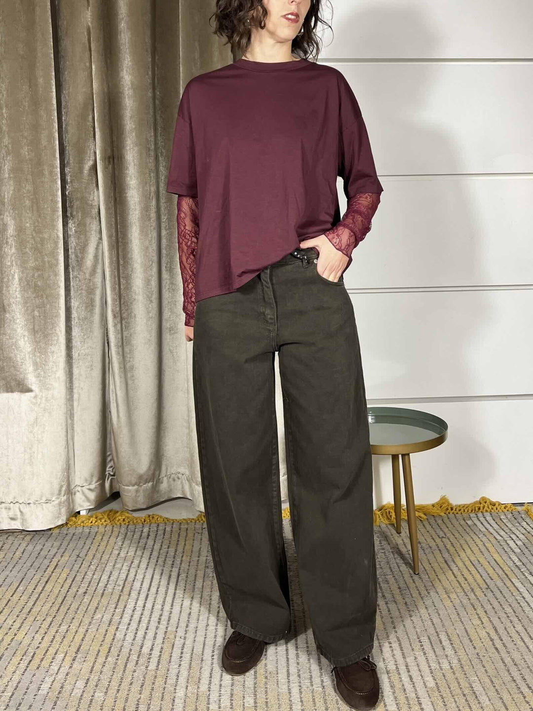 jeans tinto capo modello bella  moro old PLS-P014MORO OLD HAVE ONE