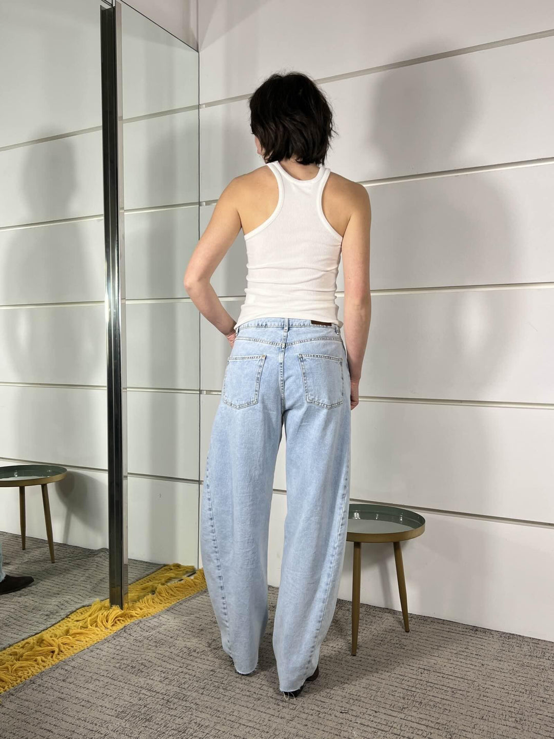 jeans ermitage barrel fit denim chiaro P005J119W642VAR. UNICA TENSIONE IN