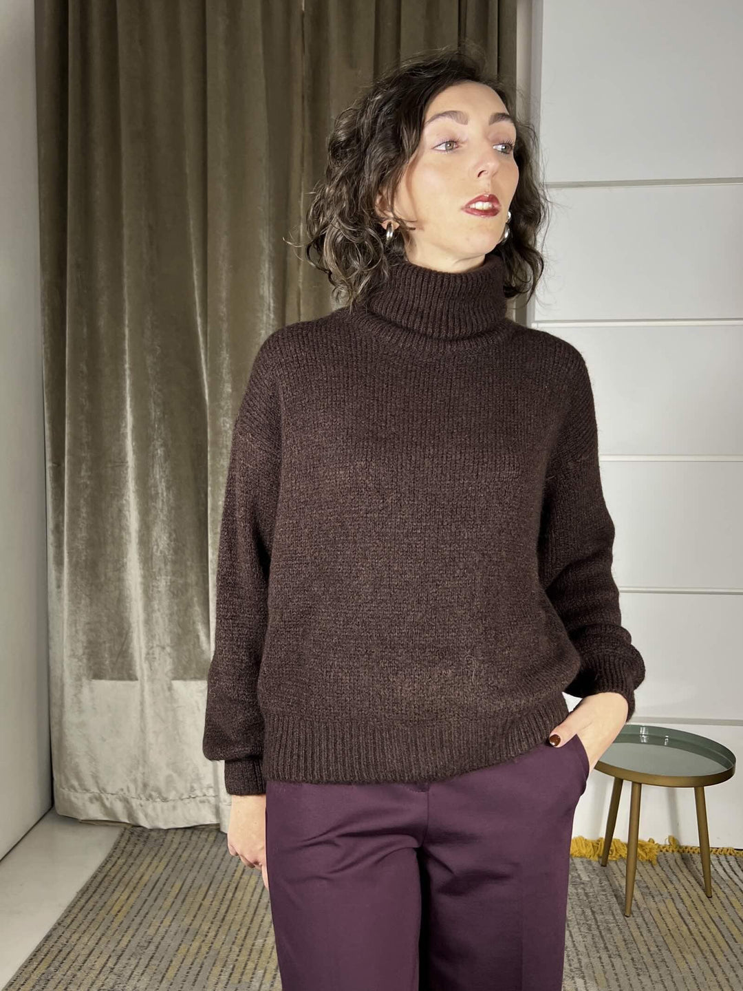 dolcevita moro in misto lana 28014MORO SUSY MIX